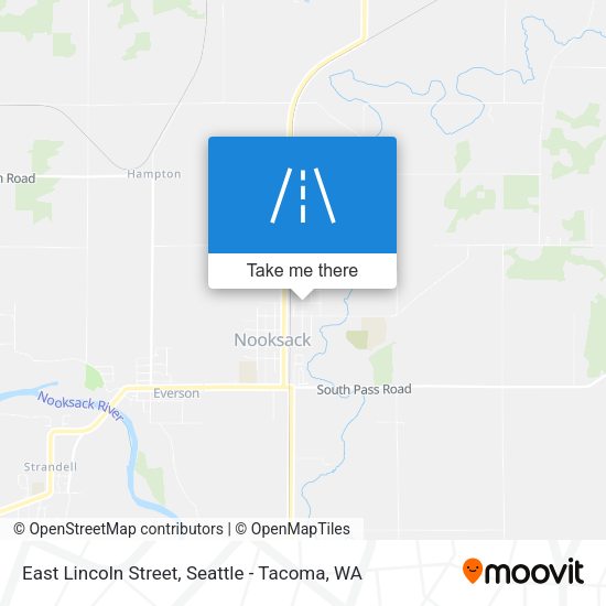 East Lincoln Street map