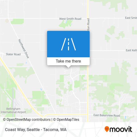 Coast Way map