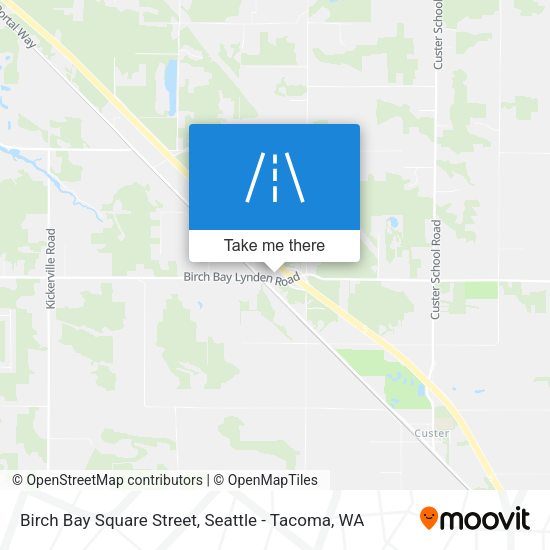 Birch Bay Square Street map