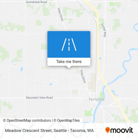 Meadow Crescent Street map