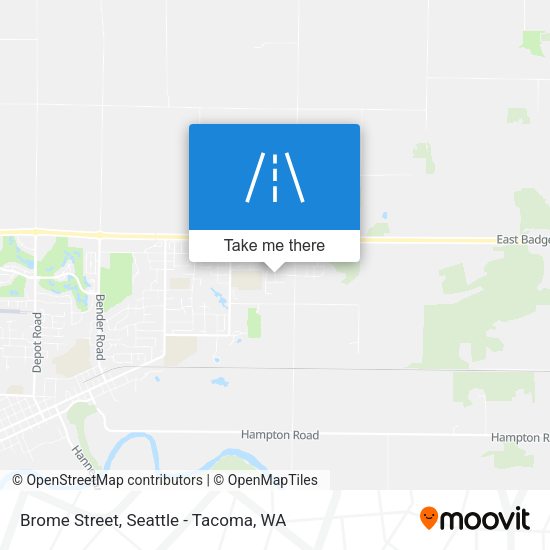 Brome Street map