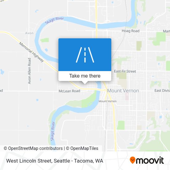 West Lincoln Street map