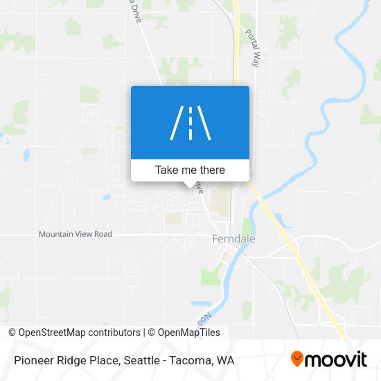 Pioneer Ridge Place map