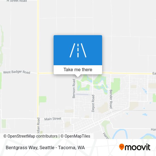 Bentgrass Way map