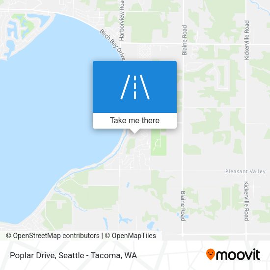 Poplar Drive map