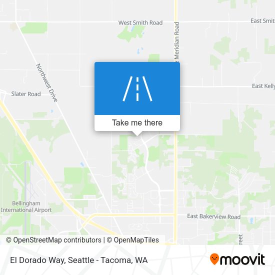 El Dorado Way map