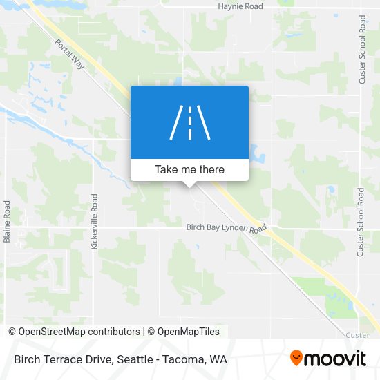 Birch Terrace Drive map