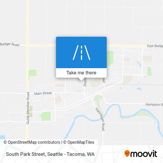 South Park Street map