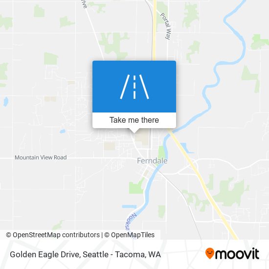 Golden Eagle Drive map