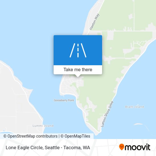 Lone Eagle Circle map