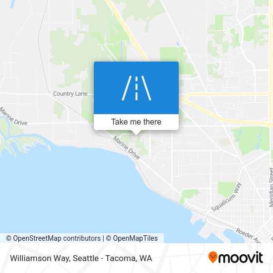 Williamson Way map