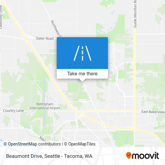 Mapa de Beaumont Drive