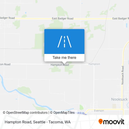 Hampton Road map