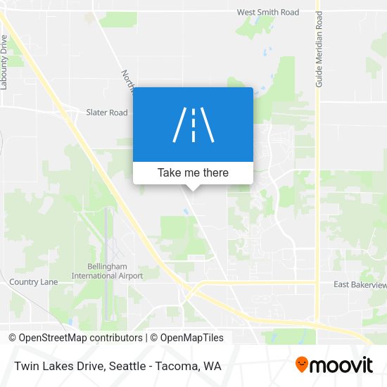 Mapa de Twin Lakes Drive