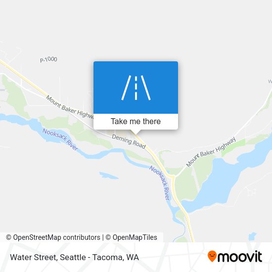 Mapa de Water Street