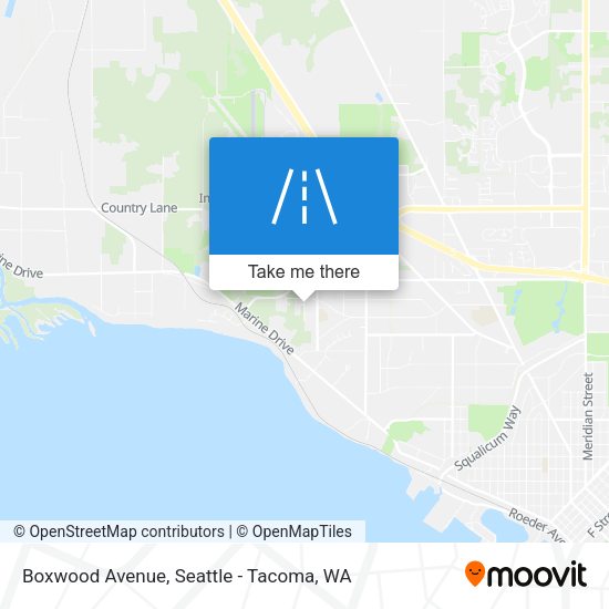 Mapa de Boxwood Avenue