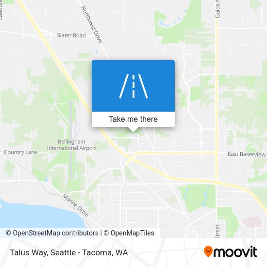 Talus Way map