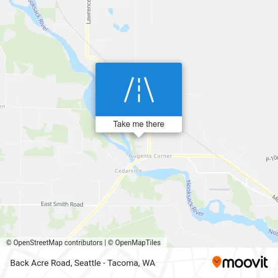 Back Acre Road map