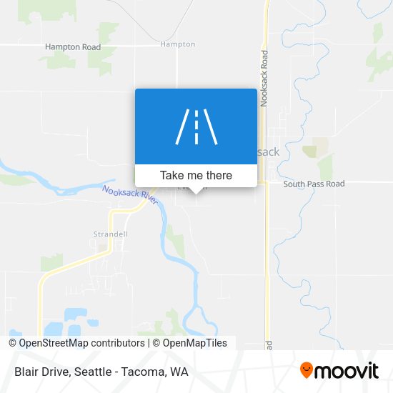 Blair Drive map