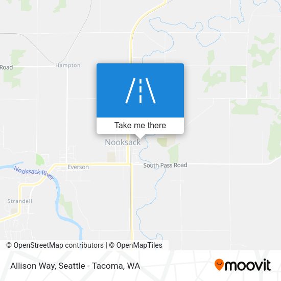 Allison Way map