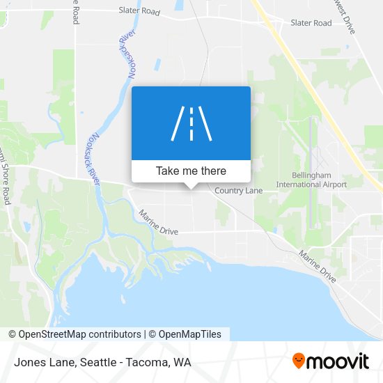 Jones Lane map