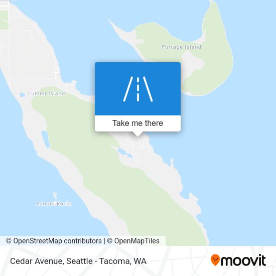 Cedar Avenue map