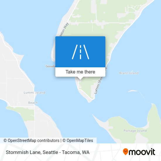 Stommish Lane map
