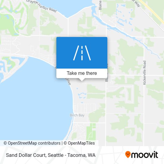 Sand Dollar Court map