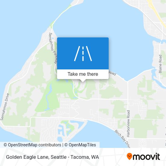 Golden Eagle Lane map