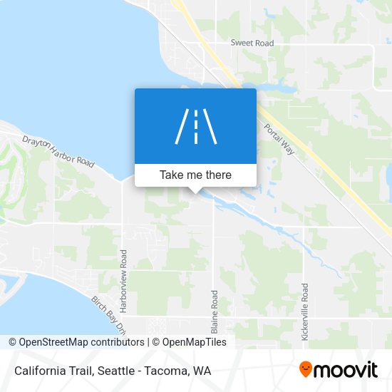 California Trail map
