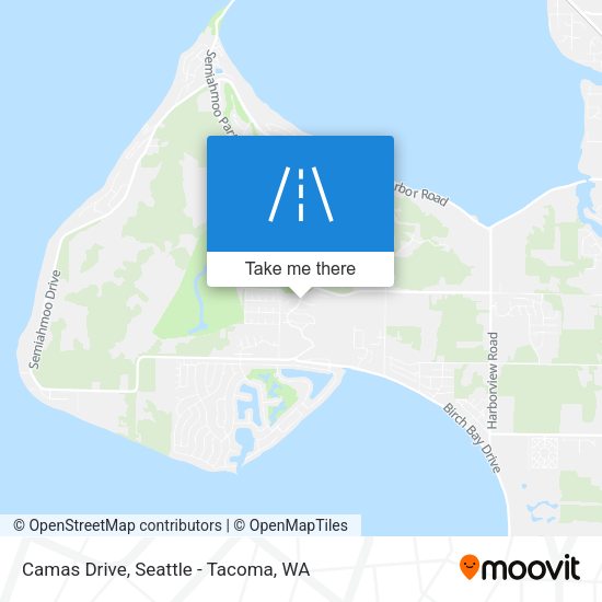 Mapa de Camas Drive