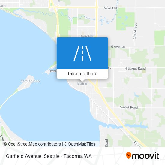 Garfield Avenue map