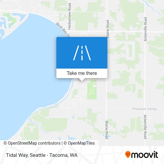Tidal Way map