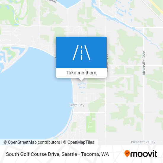 South Golf Course Drive map
