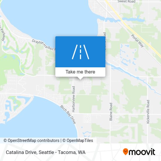 Catalina Drive map