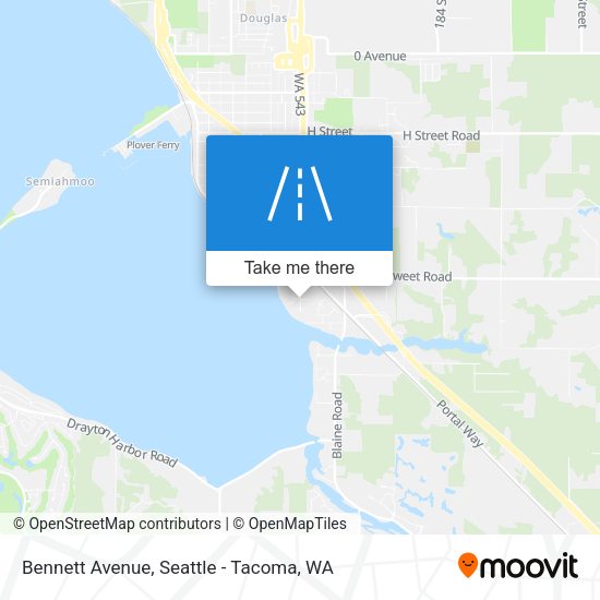 Bennett Avenue map