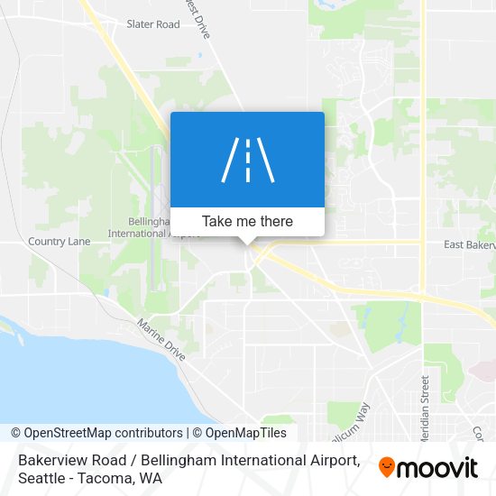 Bakerview Road / Bellingham International Airport map