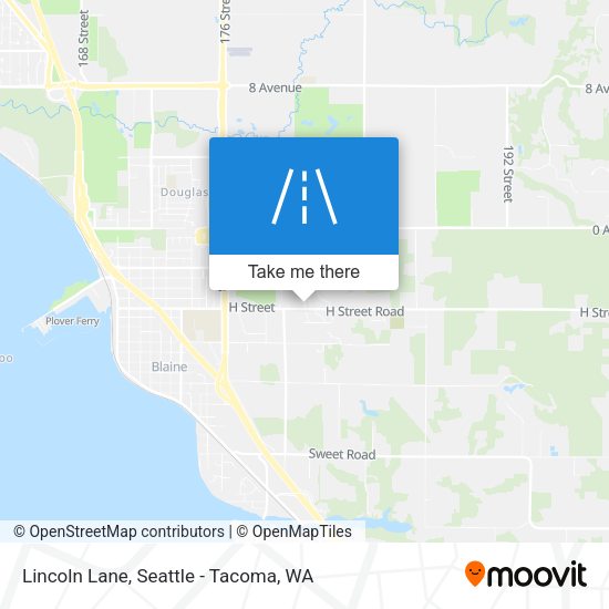 Lincoln Lane map