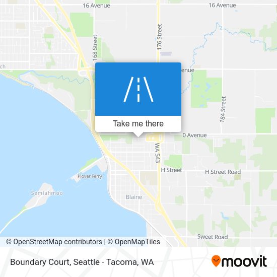 Mapa de Boundary Court