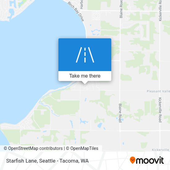 Starfish Lane map