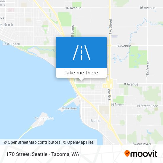 170 Street map