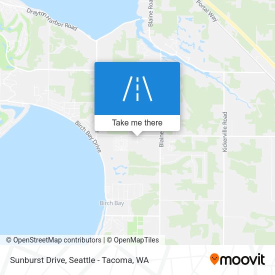 Sunburst Drive map