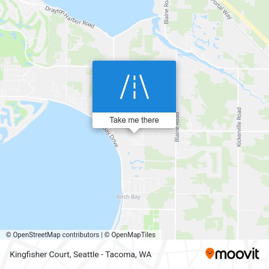 Mapa de Kingfisher Court