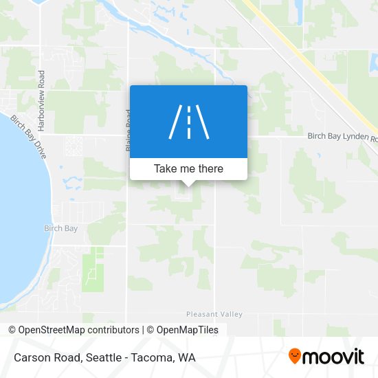Carson Road map