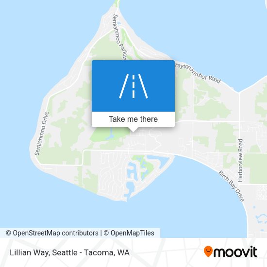 Lillian Way map