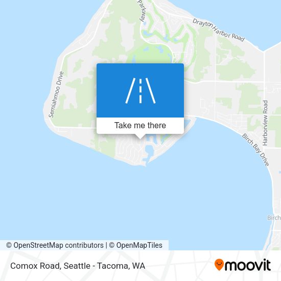 Mapa de Comox Road