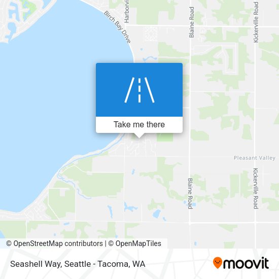 Seashell Way map