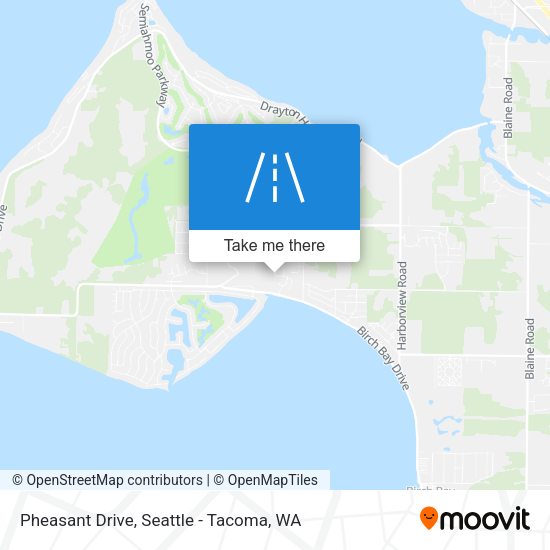 Pheasant Drive map