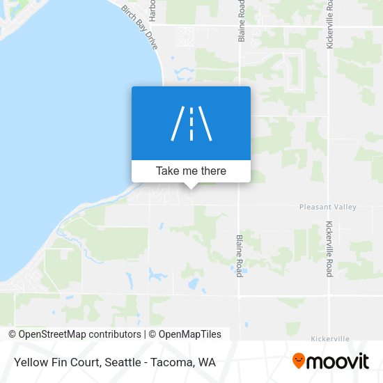 Yellow Fin Court map