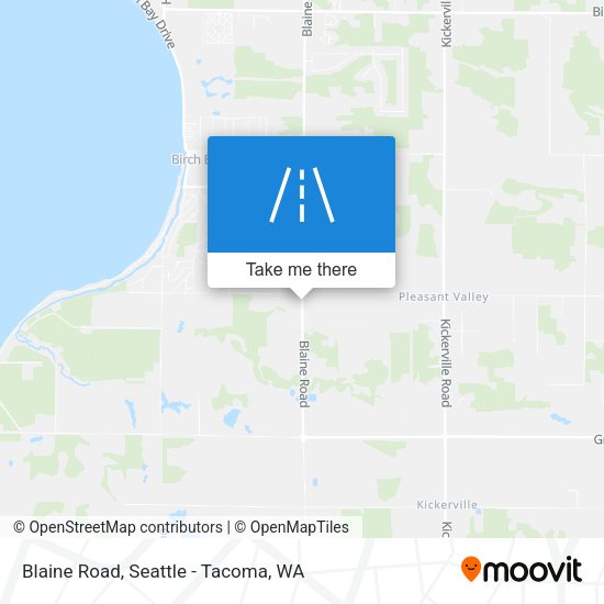 Mapa de Blaine Road